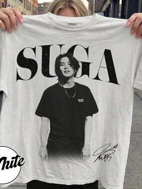 Yoongi Suga BTS Arirang Tour Shirt Vintage Kpop Fan Tee